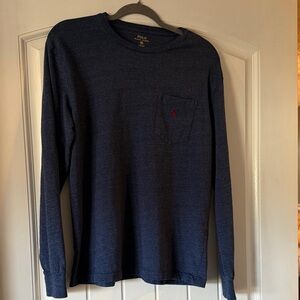 Polo by Ralph Lauren Men's Dark Blue Long Sleeve Tee